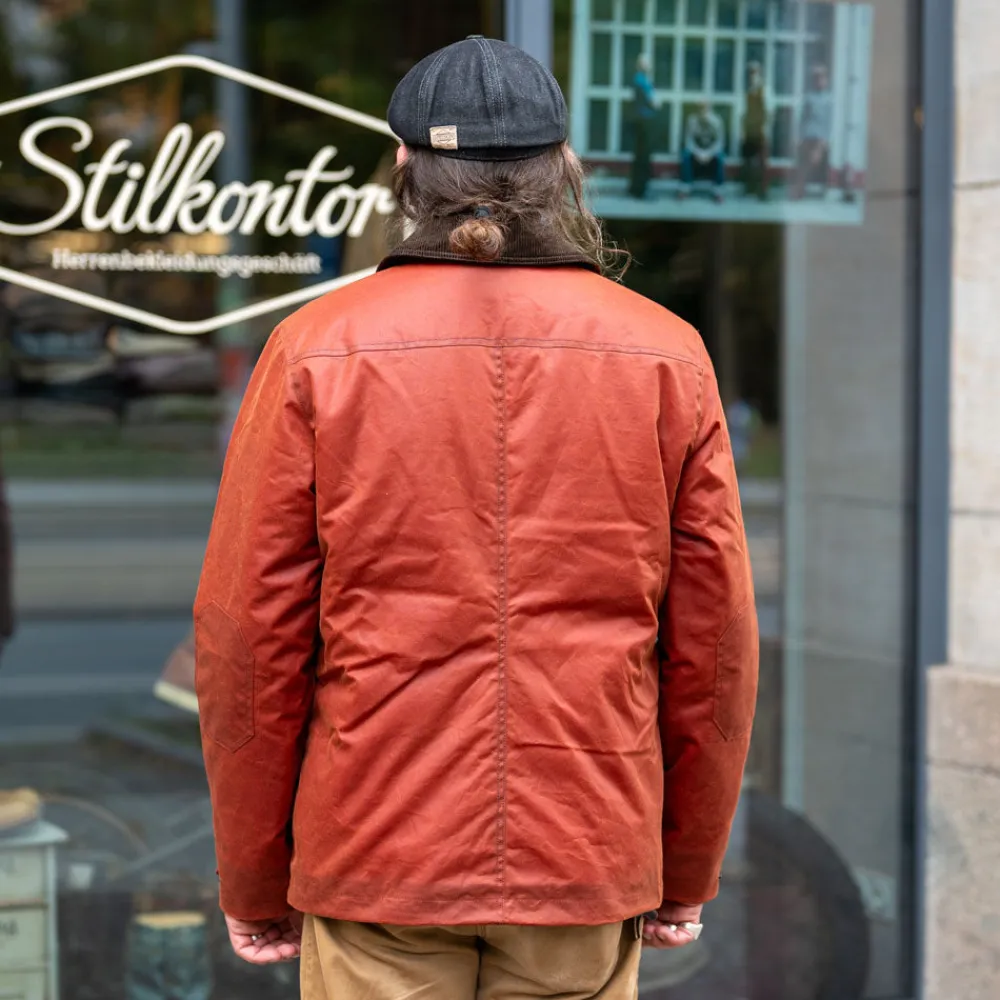 Hidden Aces POLLUX RANGER Waxed Winter-Jacket Brick Red> Jacken