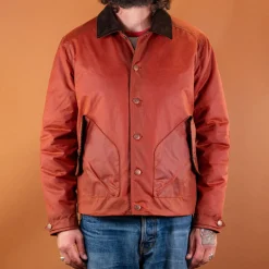Hidden Aces Pollux Waxed Cotton Jacket K6109 Brick Red> Jacken