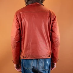 Hidden Aces Pollux Waxed Cotton Jacket K6109 Brick Red><noscript><img width=