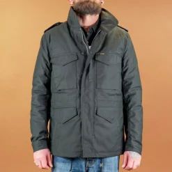 Iron Heart Quilt Lining M65 Field Jacket Black> Jacken