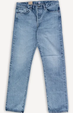 Edwin Regular Straight Kurabo Red Selvedge 14oz Blue Light Used> Hosen