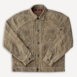 Freenote Cloth Riders Jacket Waxed Canvas Tobacco Brown RJ-1> Jacken