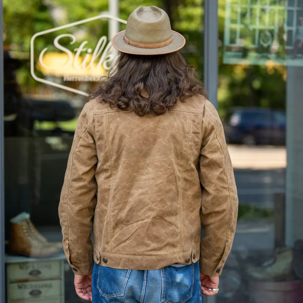 Freenote Cloth Riders Jacket Waxed Canvas Rust RJ-1> Jacken