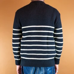 Heimat Qualitätsprodukte Rugby Crew Neck Ink/Seashell><noscript><img width=