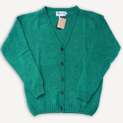 Harley of Scotland Saddle Shoulder V Cardigan Pixie> Pullover