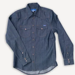 Blaumann Schmales Jeanshemd dunkelblau 8oz.> Hemden