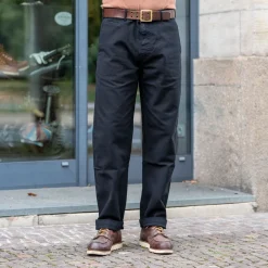 Eat Dust Service Chino Garage Cotton Black> Hosen