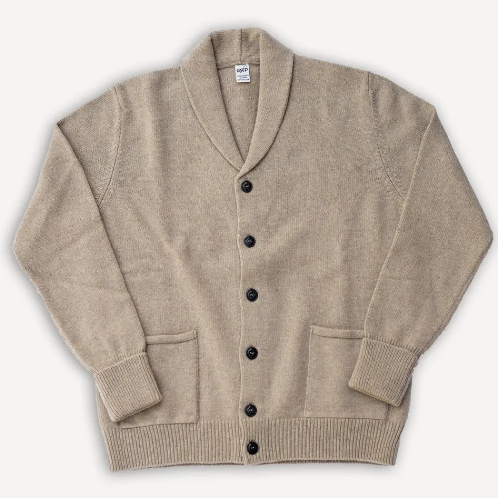 GRP Shawl Collar Cardigan Fango> Jacken