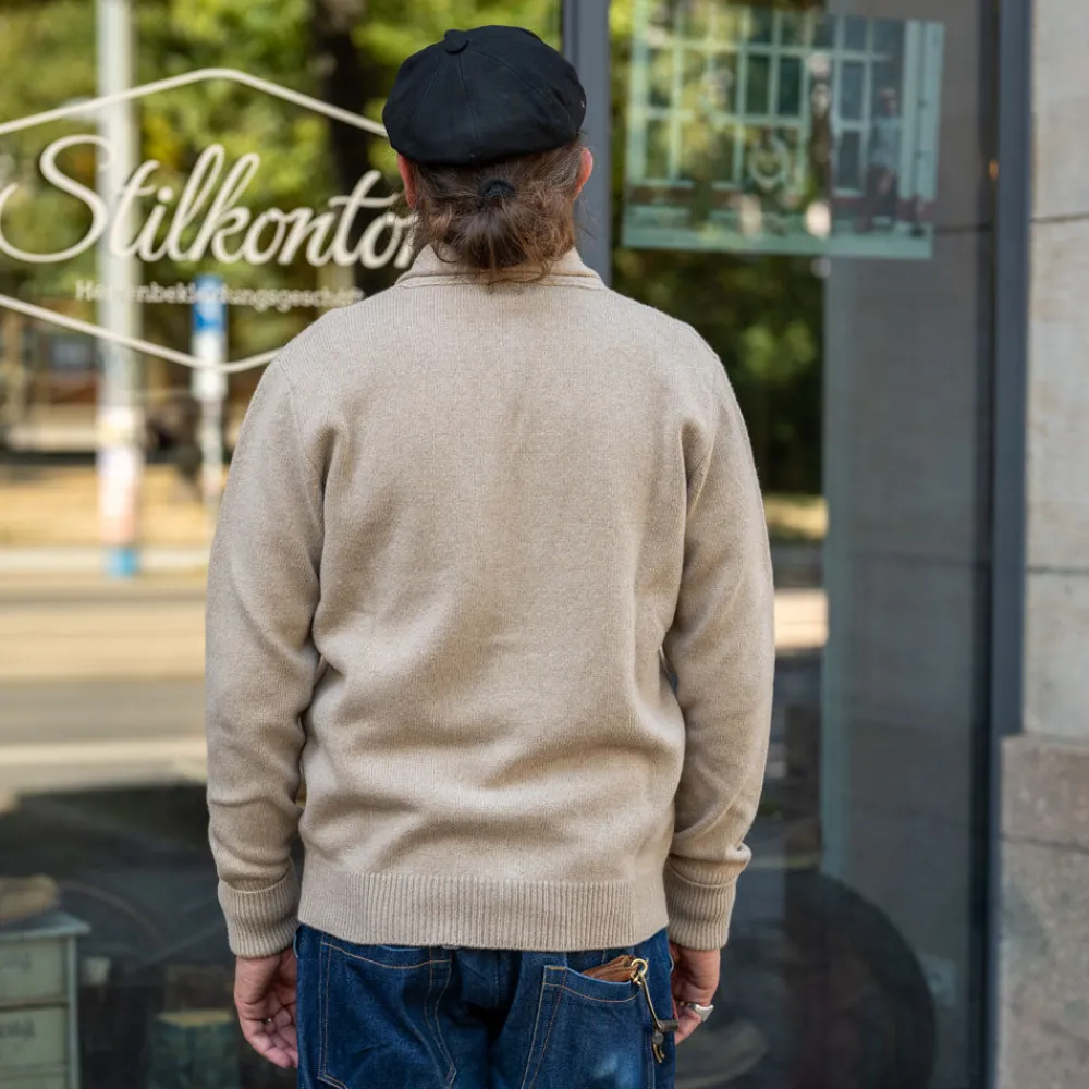 GRP Shawl Collar Cardigan Fango> Jacken