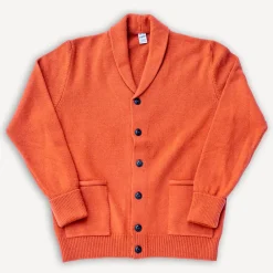 GRP Shawl Collar Cardigan Orange> Jacken