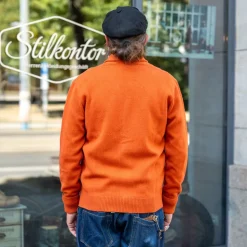 GRP Shawl Collar Cardigan Orange><noscript><img width=