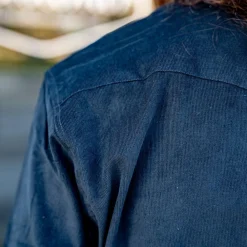 Indigofera Sideras Shirt Corduroy Navy><noscript><img width=