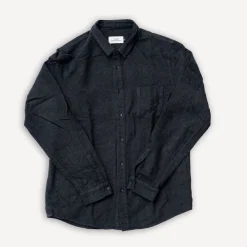 About Companions Simon Shirt Eco Flannel Black> Hemden