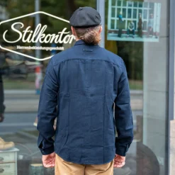 About Companions Simon Shirt Eco Flannel Deep Sea><noscript><img width=