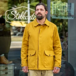 Hidden Aces Sisyphos Rugged Twill-Jacket Kurkuma> Jacken