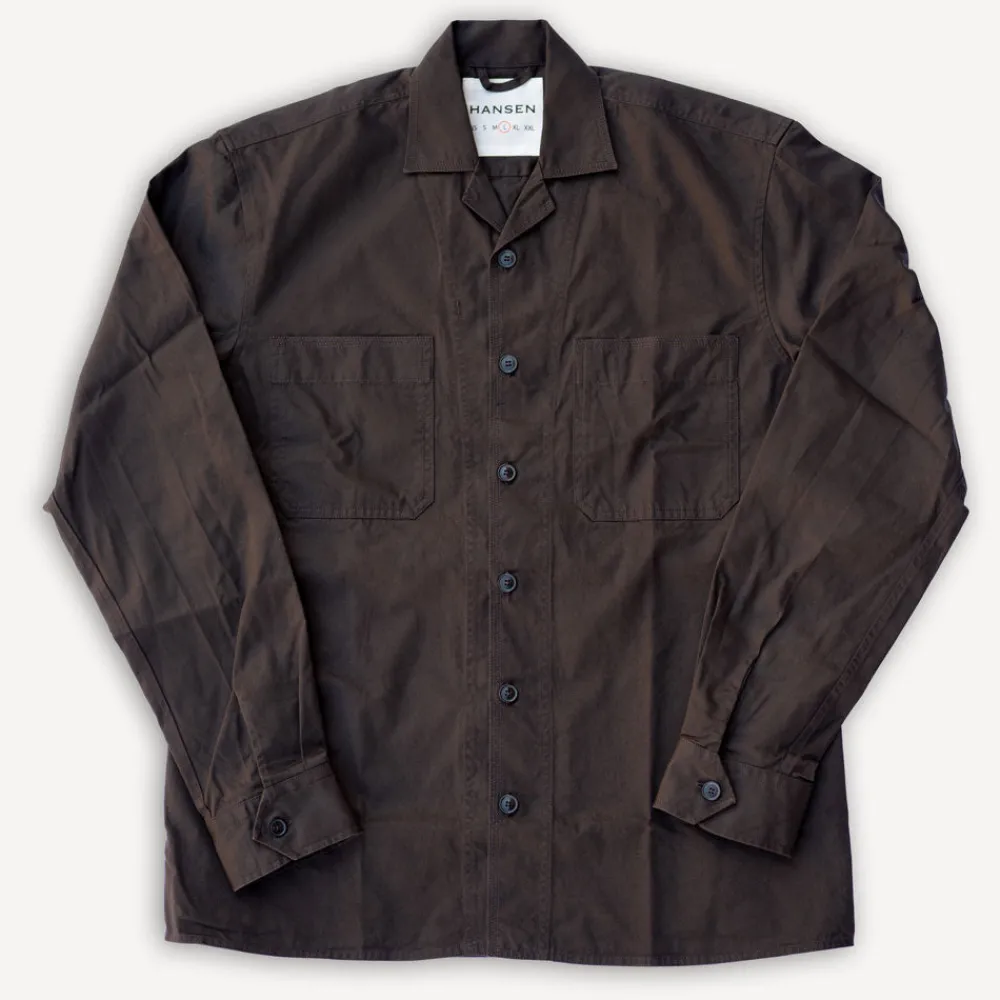 Hansen Steffen Shirt Jacket Coffee Brown> Jacken