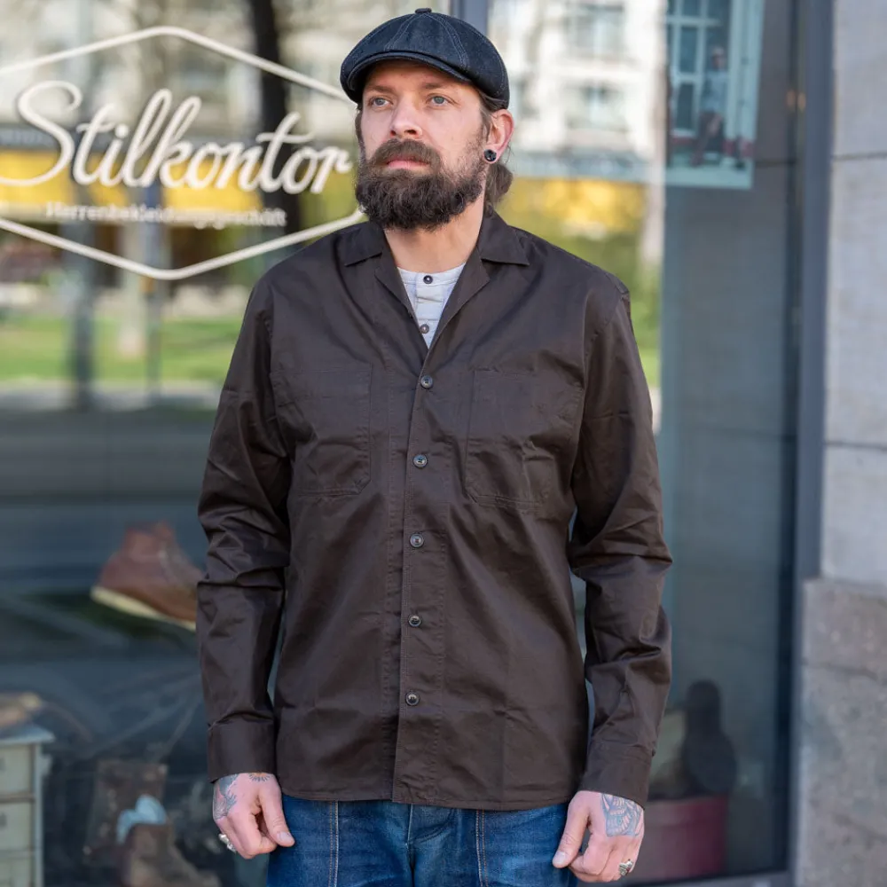 Hansen Steffen Shirt Jacket Coffee Brown> Jacken