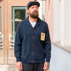 GRP Strickjacke Max 3 18 Oz. Blue> Jacken