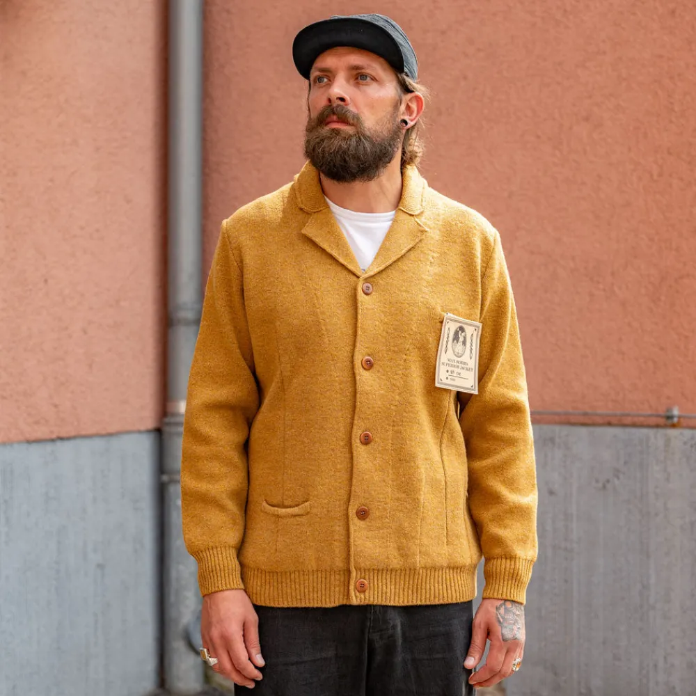 GRP Strickjacke Max 3 18 Oz. Ocker> Jacken