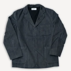 Universal Works Three Button Jacket Cord Charcoal> Jacken