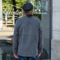Universal Works Three Button Jacket Cord Charcoal><noscript><img width=