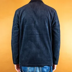 Universal Works Three Button Jacket Cord Navy><noscript><img width=