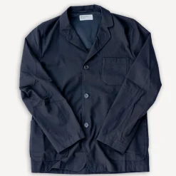 Universal Works Three Button Jacket Valencia Cotton Black> Jacken