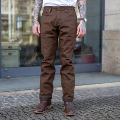 Freenote Cloth Trabuco Classic Straight 15oz Brown> Hosen