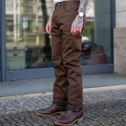 Freenote Cloth Trabuco Classic Straight 15oz Brown><noscript><img width=
