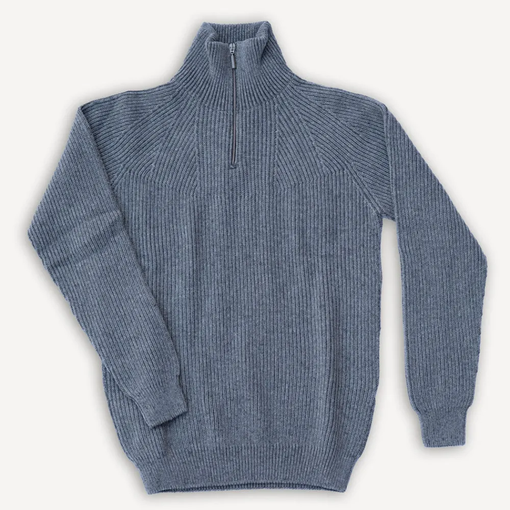 Seldom Troyer Merinowolle Anthrazit> Pullover