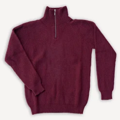 Seldom Troyer Merinowolle Bordeaux> Pullover