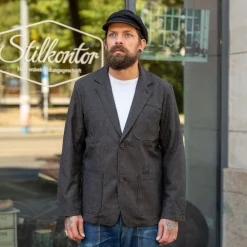 Universal Works Two Button Jacket Upcycled Tweed Brown> Jacken