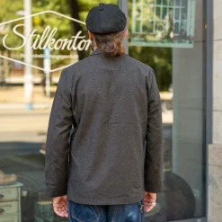 Universal Works Two Button Jacket Upcycled Tweed Brown><noscript><img width=
