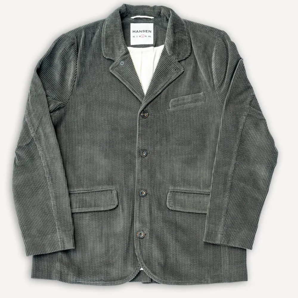 Hansen Vincent Casual Blazer Jacket Olive-Taupe> Jacken