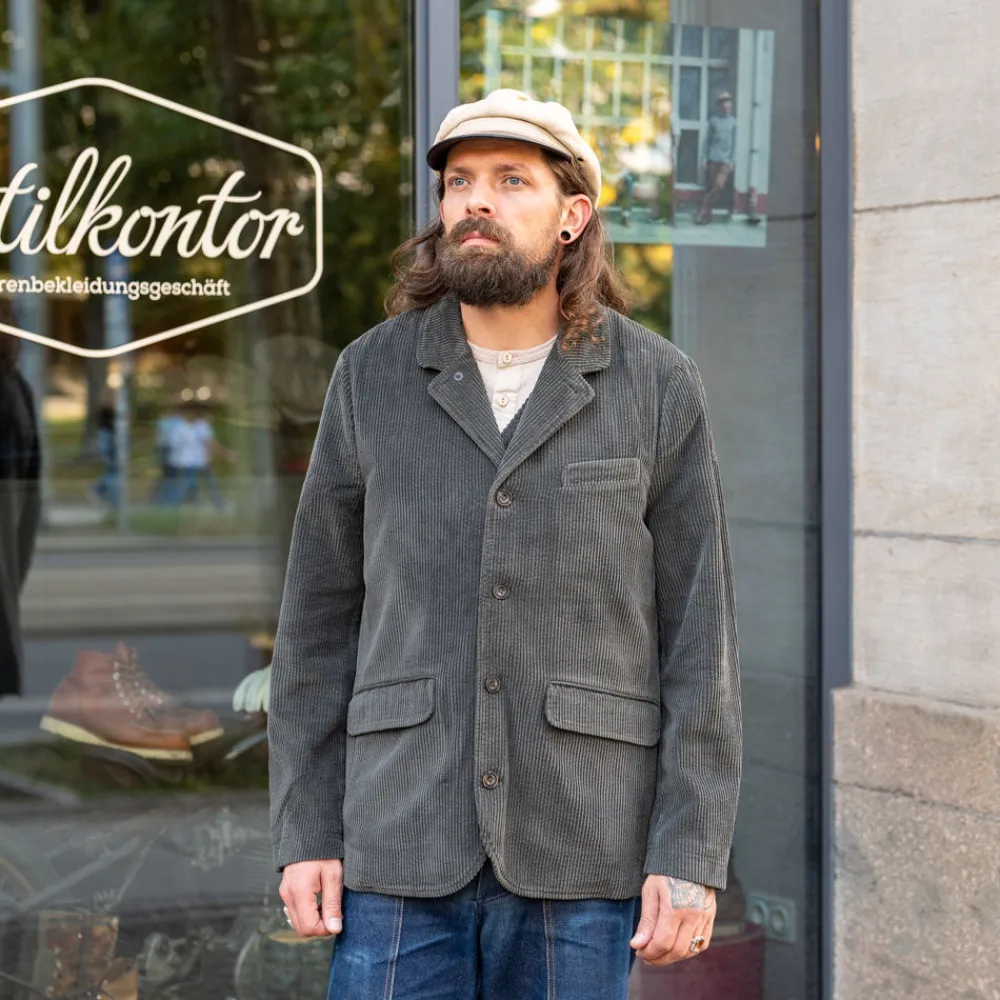 Hansen Vincent Casual Blazer Jacket Olive-Taupe> Jacken