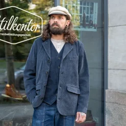 Hansen Vincent Casual Blazer Jacket Dusty Navy> Jacken