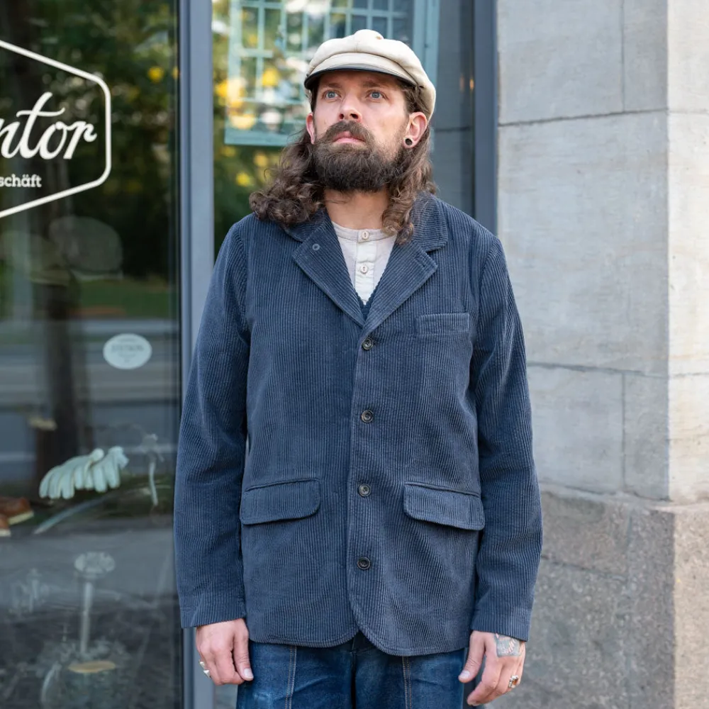 Hansen Vincent Casual Blazer Jacket Dusty Navy> Jacken