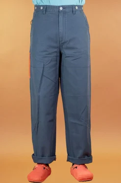Nigel Cabourn Welders Pant Duck Canvas Navy> Hosen