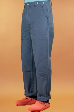 Nigel Cabourn Welders Pant Duck Canvas Navy> Hosen