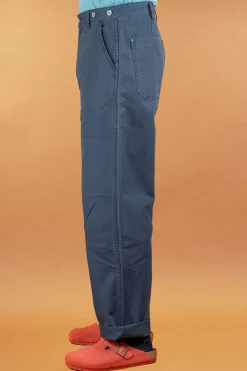 Nigel Cabourn Welders Pant Duck Canvas Navy><noscript><img width=