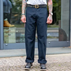 Edwin Wide Trousers 10oz. Twill Navy> Hosen