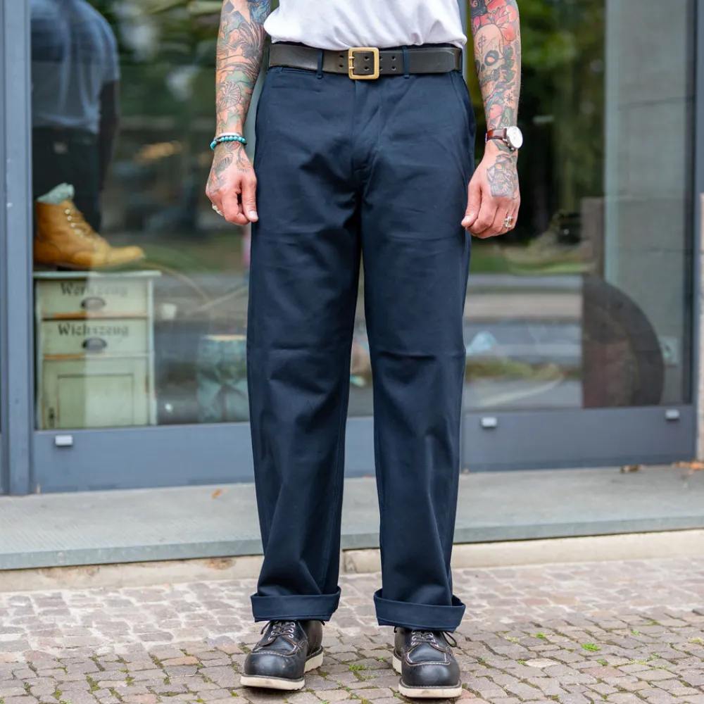 Edwin Wide Trousers 10oz. Twill Navy> Hosen