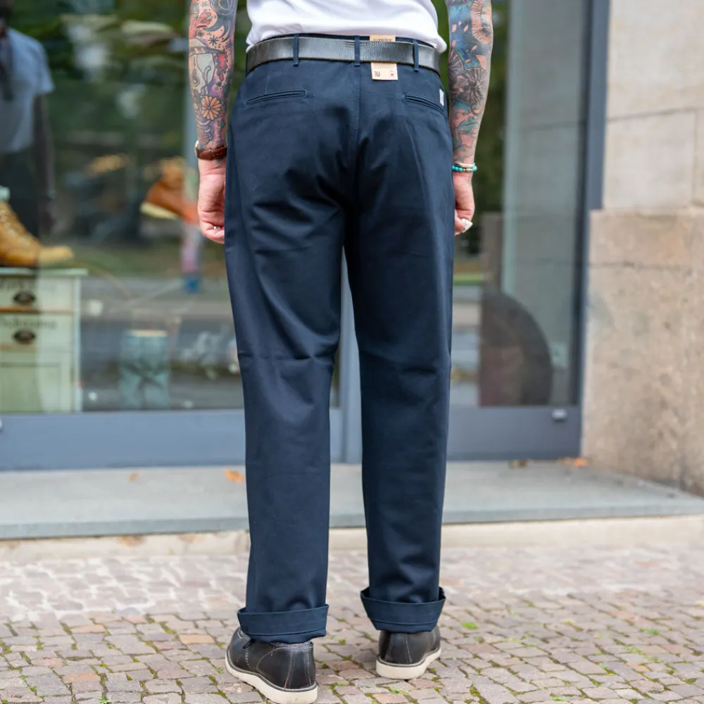 Edwin Wide Trousers 10oz. Twill Navy> Hosen
