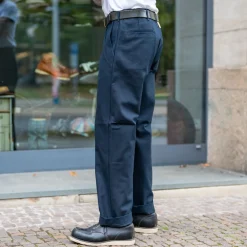 Edwin Wide Trousers 10oz. Twill Navy><noscript><img width=