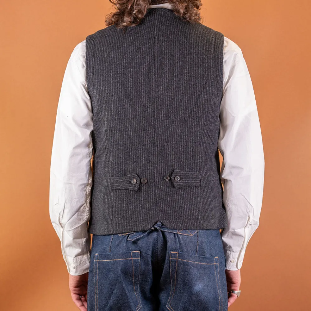 Hansen William Lapel Waistcoat Black Pin> Westen