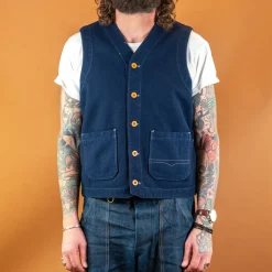 Hen´s Teeth Wool Vest Blue> Westen