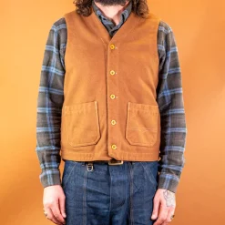 Hen´s Teeth Wool Vest Duck Brown> Westen
