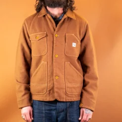 Hen´s Teeth Wool Work Jacket Duck Brown> Jacken