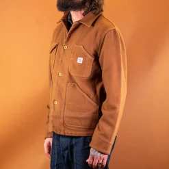 Hen´s Teeth Wool Work Jacket Duck Brown> Jacken