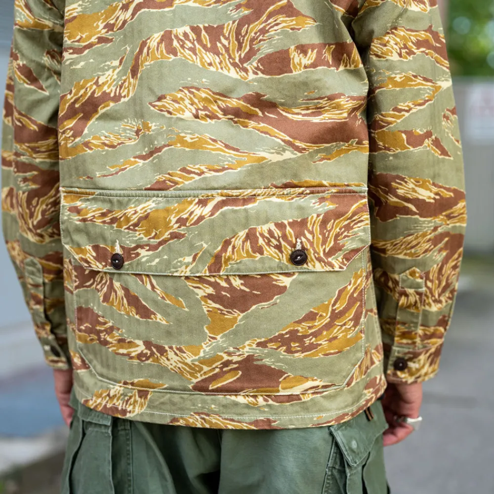 The Quartermaster Work Jacket HBT Camouflage> Jacken
